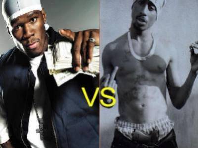 50cent vs 2pac
