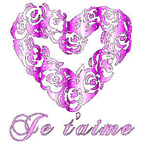 je t'aime mon amour